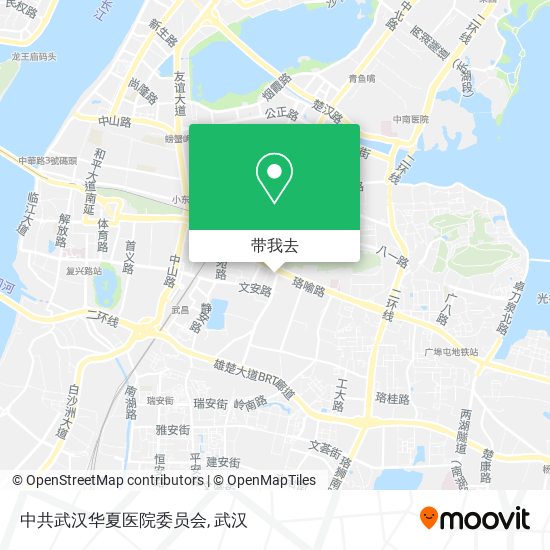 中共武汉华夏医院委员会地图