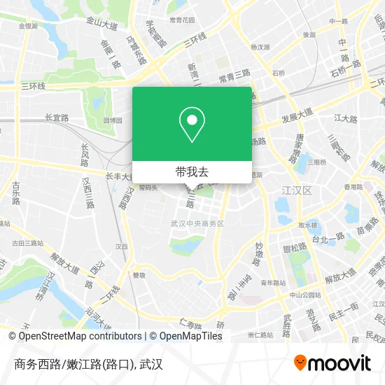 商务西路/嫩江路(路口)地图