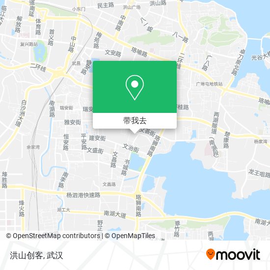 洪山创客地图