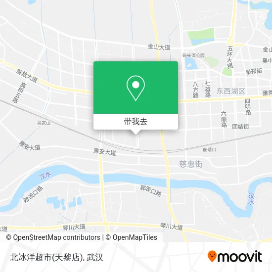 北冰洋超市(天黎店)地图