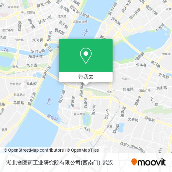 湖北省医药工业研究院有限公司(西南门)地图