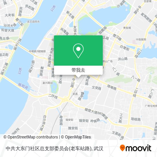 中共大东门社区总支部委员会(老车站路)地图