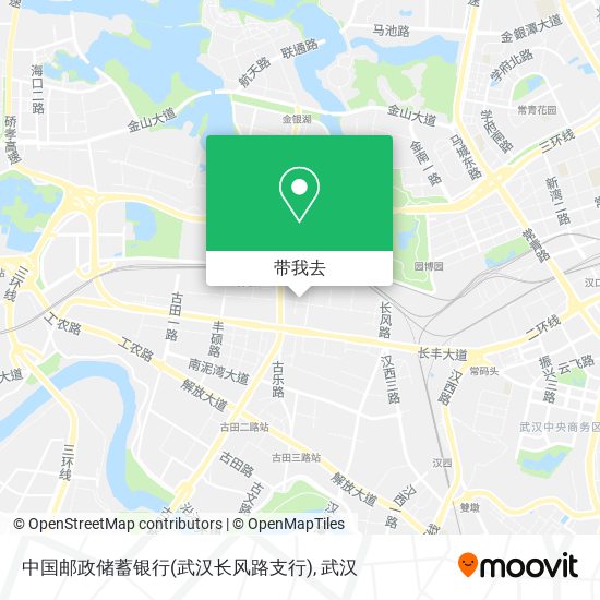 中国邮政储蓄银行(武汉长风路支行)地图
