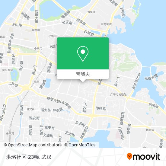 洪珞社区-23幢地图