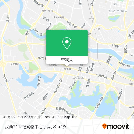 汉商21世纪购物中心-活动区地图