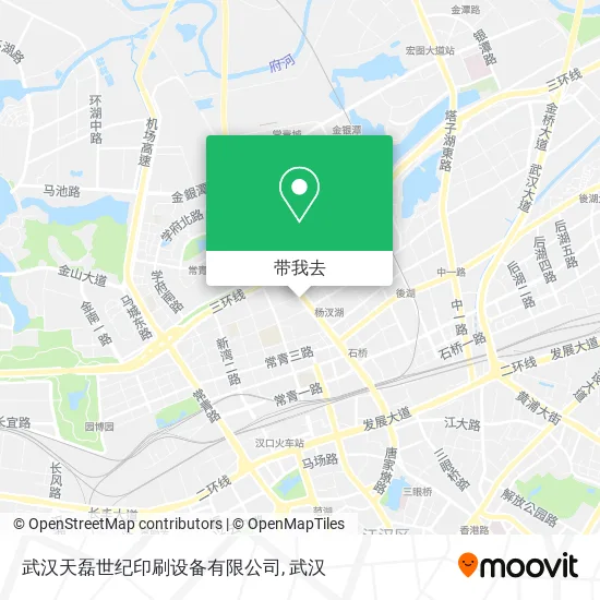 武汉天磊世纪印刷设备有限公司地图