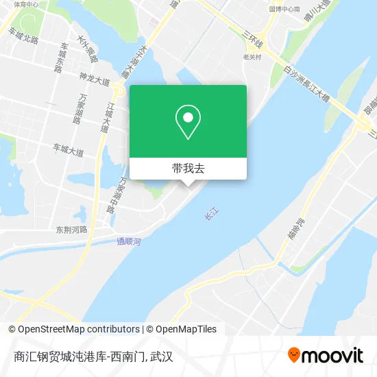 商汇钢贸城沌港库-西南门地图