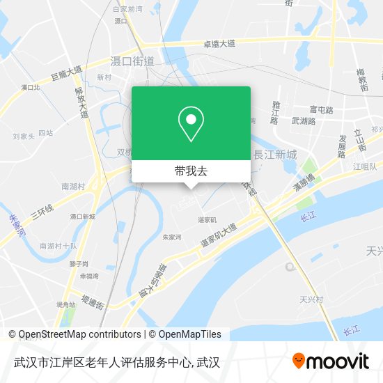 武汉市江岸区老年人评估服务中心地图