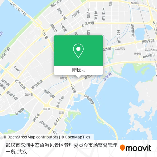 武汉市东湖生态旅游风景区管理委员会市场监督管理一所地图