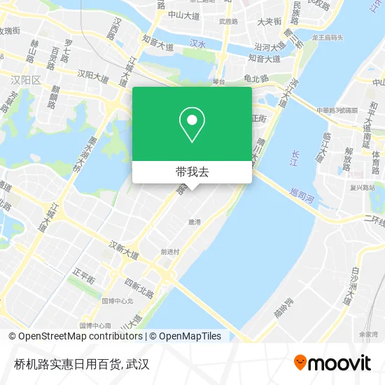 桥机路实惠日用百货地图