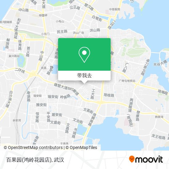 百果园(鸿岭花园店)地图