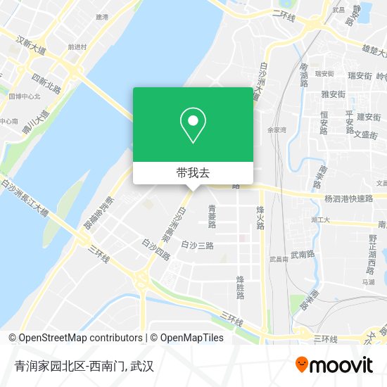 青润家园北区-西南门地图