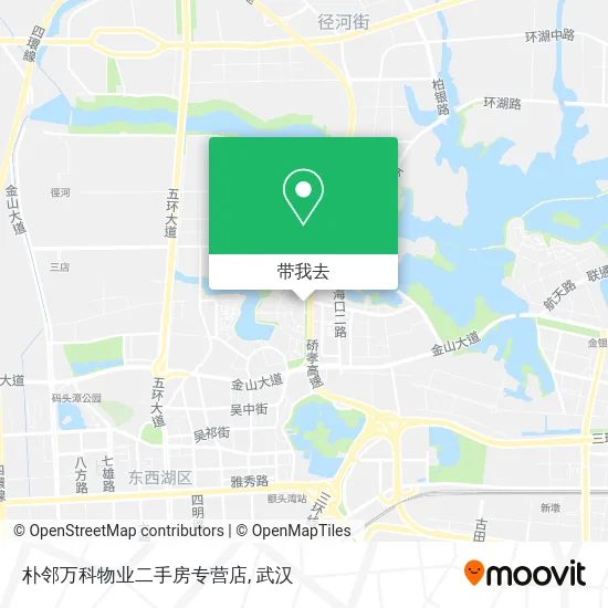 朴邻万科物业二手房专营店地图