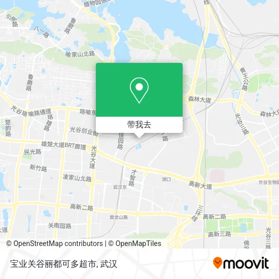 宝业关谷丽都可多超市地图