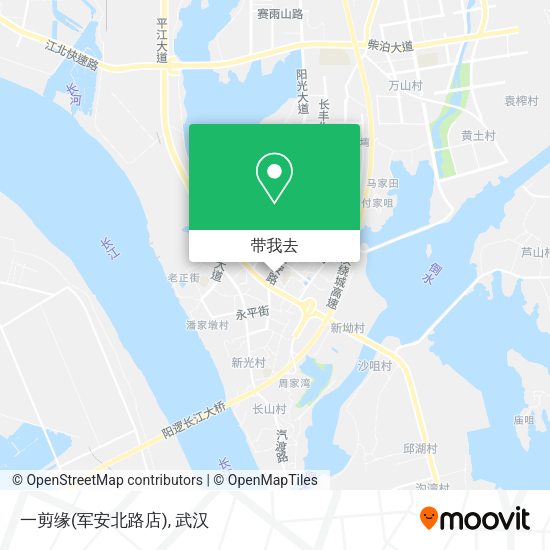 一剪缘(军安北路店)地图