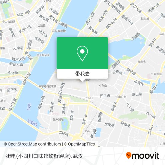 街电(小四川口味馆螃蟹岬店)地图