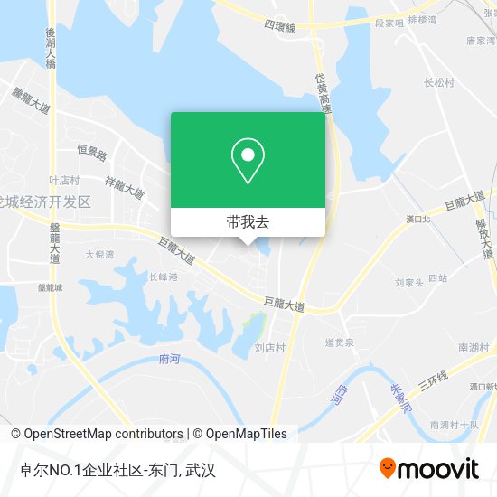 卓尔NO.1企业社区-东门地图