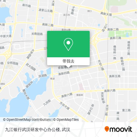 九江银行武汉研发中心办公楼地图