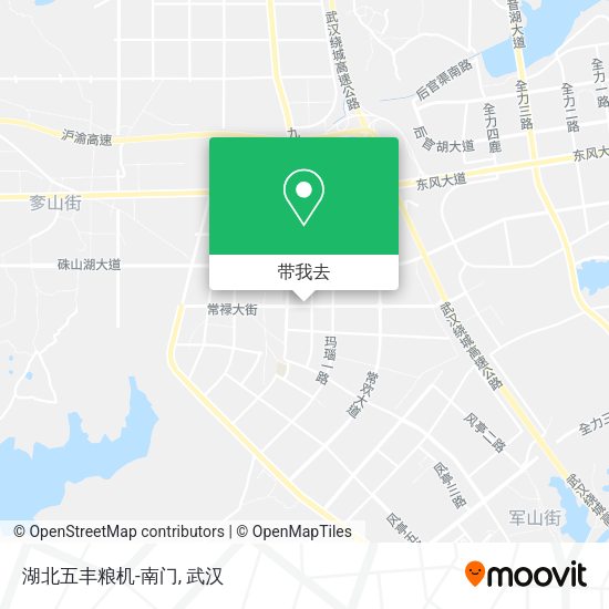 湖北五丰粮机-南门地图