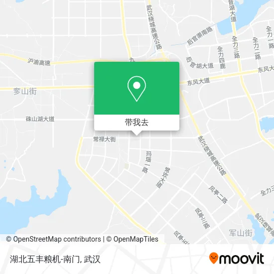 湖北五丰粮机-南门地图