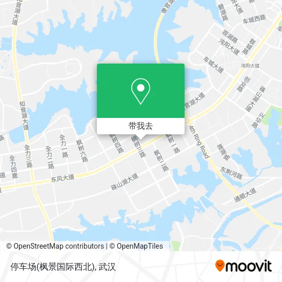 停车场(枫景国际西北)地图
