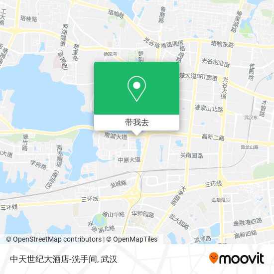 中天世纪大酒店-洗手间地图