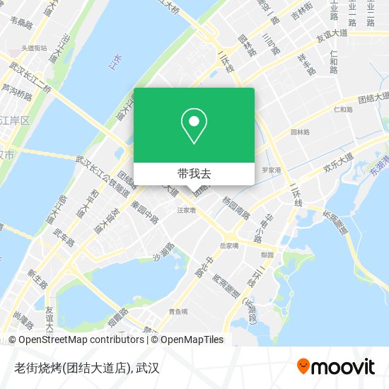 老街烧烤(团结大道店)地图
