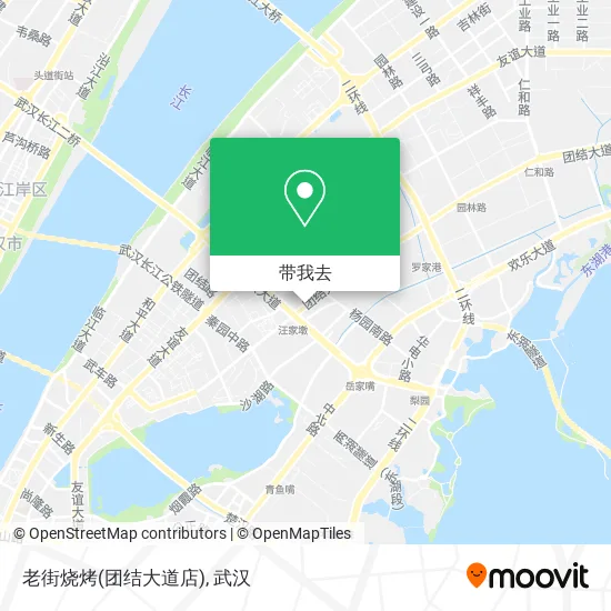 老街烧烤(团结大道店)地图