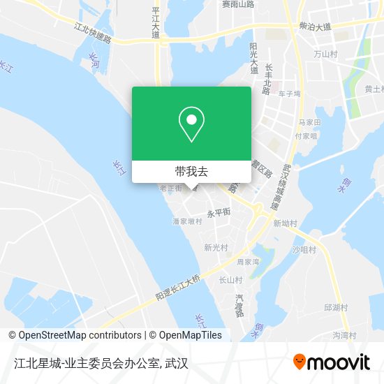 江北星城-业主委员会办公室地图