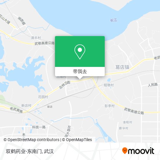 双鹤药业-东南门地图