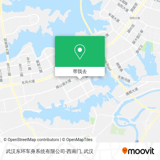 武汉东环车身系统有限公司-西南门地图
