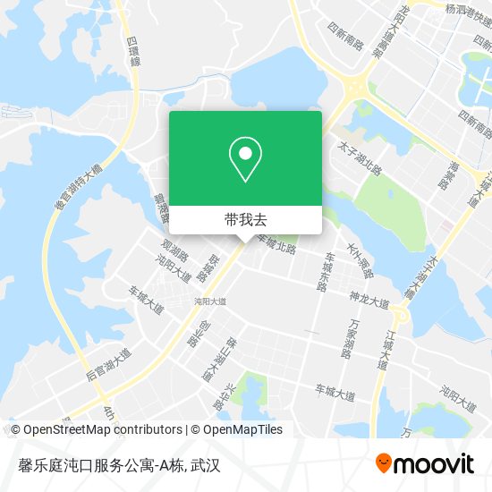 馨乐庭沌口服务公寓-A栋地图