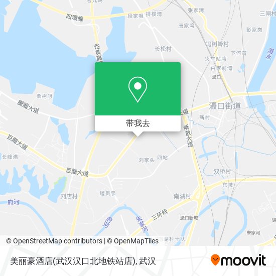 美丽豪酒店(武汉汉口北地铁站店)地图