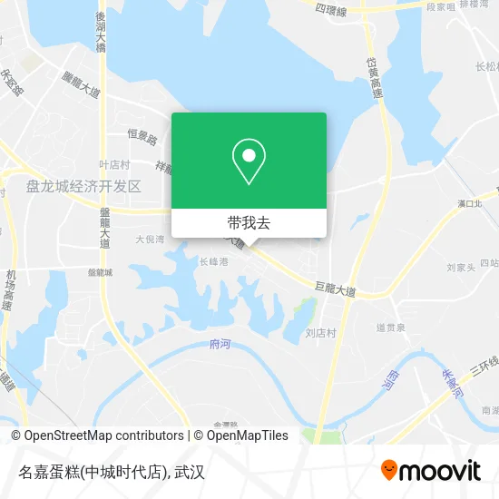 名嘉蛋糕(中城时代店)地图