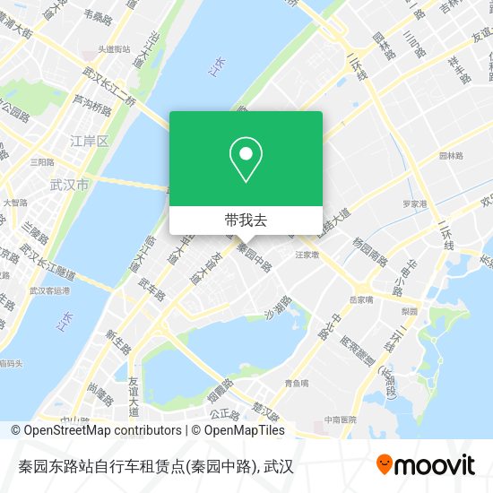 秦园东路站自行车租赁点(秦园中路)地图