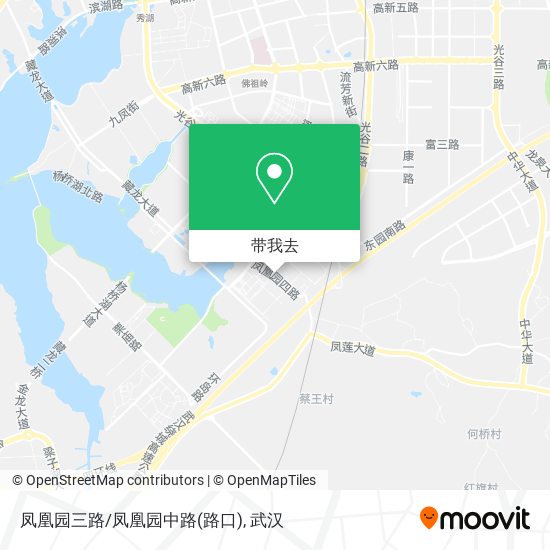 凤凰园三路/凤凰园中路(路口)地图