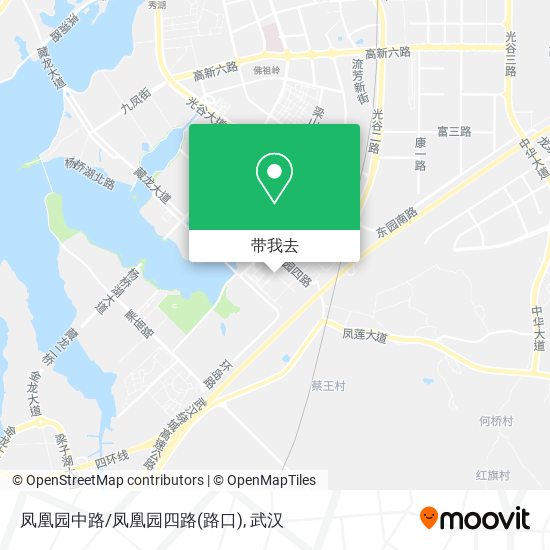 凤凰园中路/凤凰园四路(路口)地图