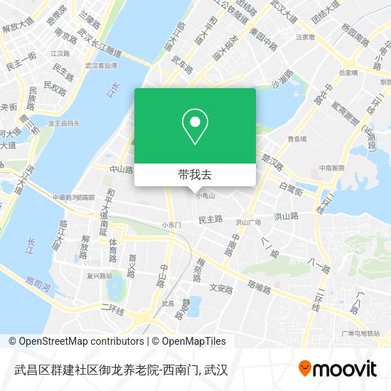 武昌区群建社区御龙养老院-西南门地图