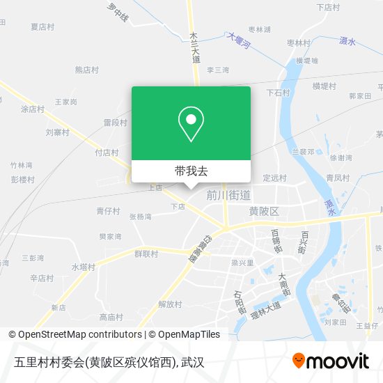五里村村委会(黄陂区殡仪馆西)地图