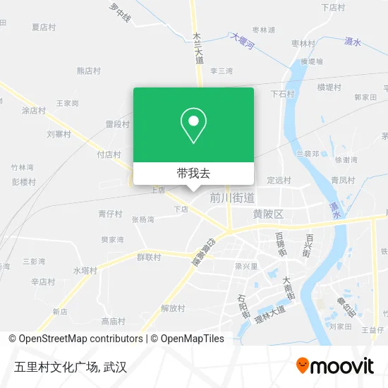 五里村文化广场地图