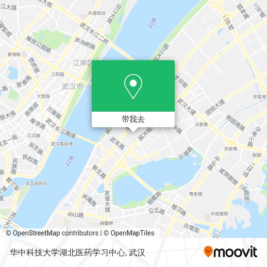 华中科技大学湖北医药学习中心地图