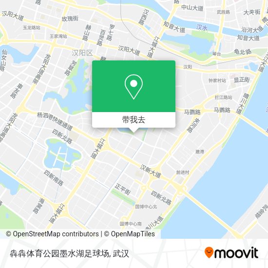 犇犇体育公园墨水湖足球场地图