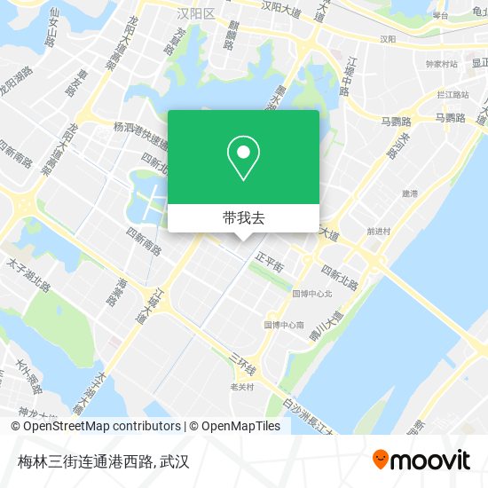 梅林三街连通港西路地图