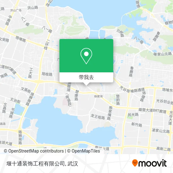 堰十通装饰工程有限公司地图