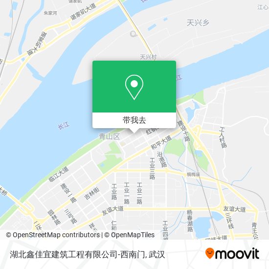 湖北鑫佳宜建筑工程有限公司-西南门地图