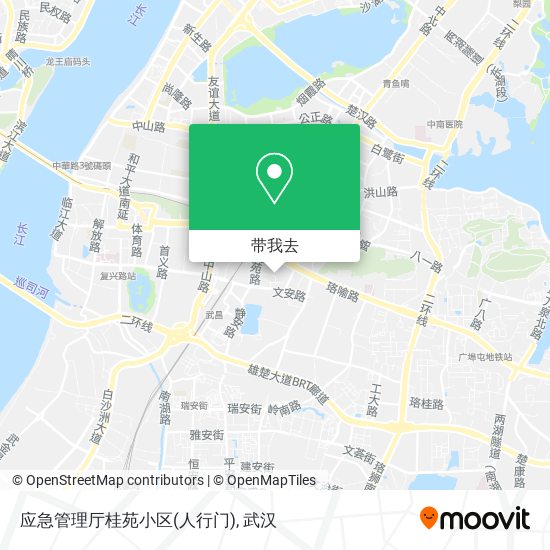 应急管理厅桂苑小区(人行门)地图