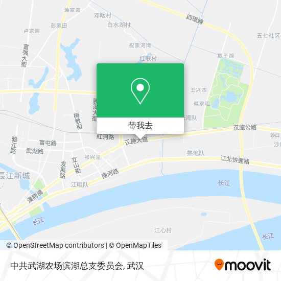 中共武湖农场滨湖总支委员会地图