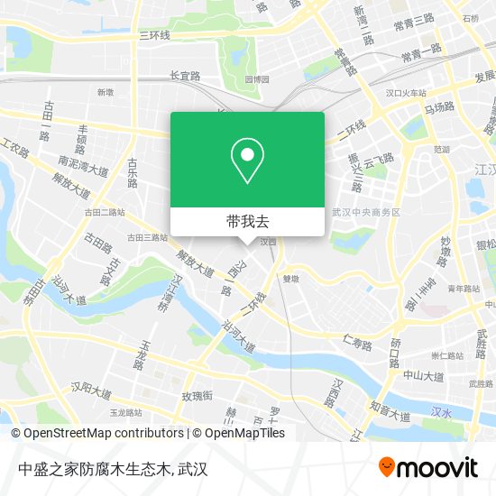 中盛之家防腐木生态木地图
