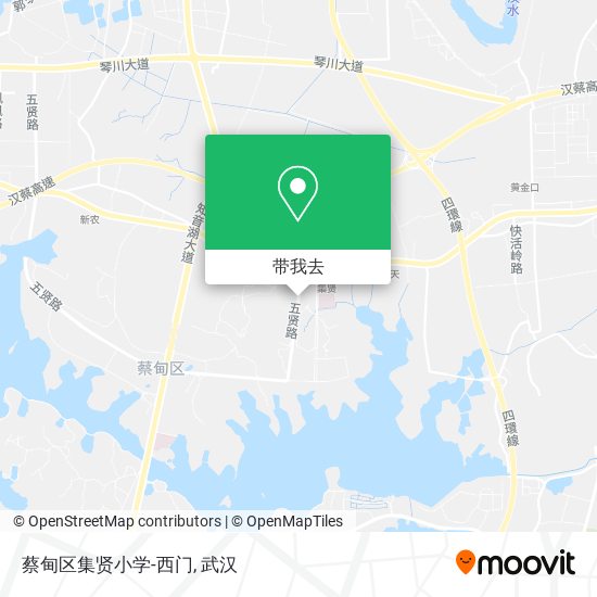 蔡甸区集贤小学-西门地图