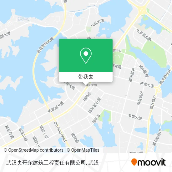 武汉央哥尔建筑工程责任有限公司地图